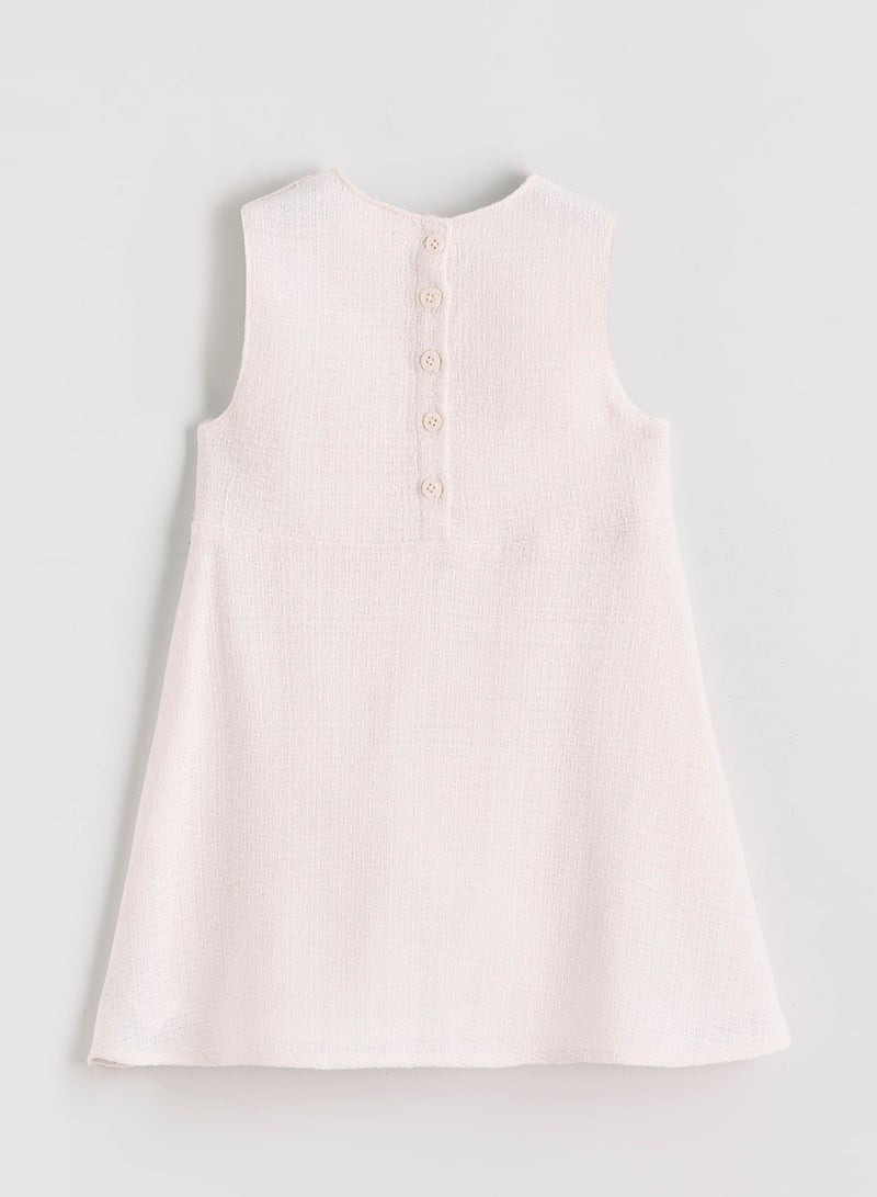 ال سي وايكيكي فستان بناتي مطبوع فيونكة - Image 2